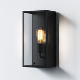Astro Messina 200 Textured Black Outdoor Wall Light