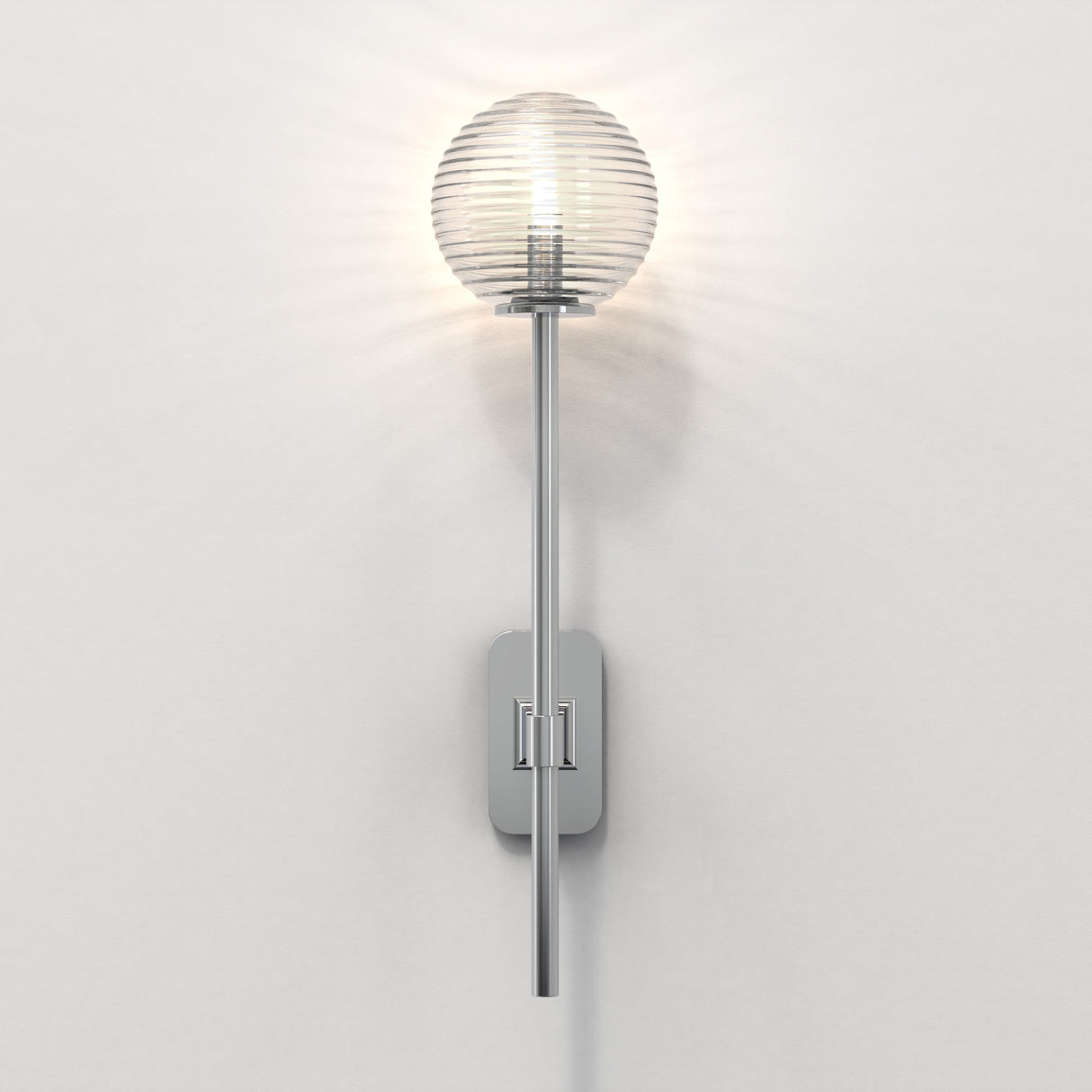 Astro Tacoma Single Grande Polished Chrome Bathroom Wall Light