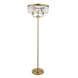 Amos Windsor Floor Lamp Antique Brass