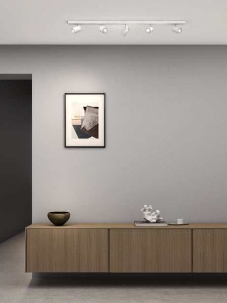 Astro Ascoli Five Bar Textured White Interior Spotlight