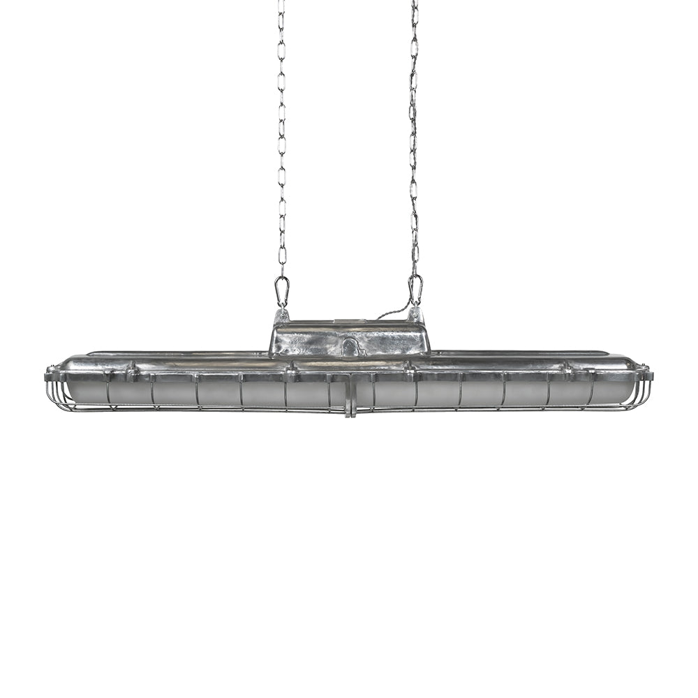 Soho Lighting Warwick Aluminum Industrial Strip Large Pendant Light