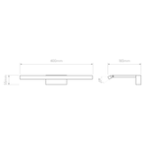Astro Mondrian 400 LED Matt Black Interior Picture Light