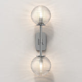 Astro Tacoma Twin Polished Chrome Bathroom Wall Light