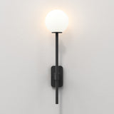 Astro Tacoma Single Grande Matt Black Bathroom Wall Light
