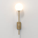 Astro Tacoma Single Grande Antique Brass Bathroom Wall Light