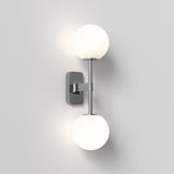 Astro Tacoma Twin Polished Chrome Bathroom Wall Light