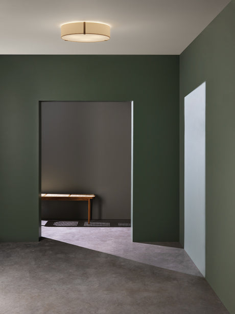 Astro Salina 550 Interior Ceiling Light Putty Fabric/Bronze