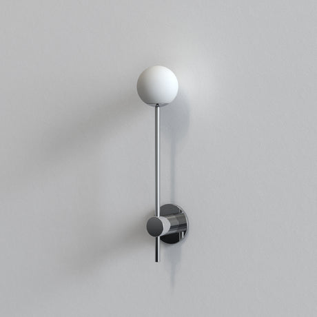Astro Orb Single Polished Chrome Bathroom Wall Light