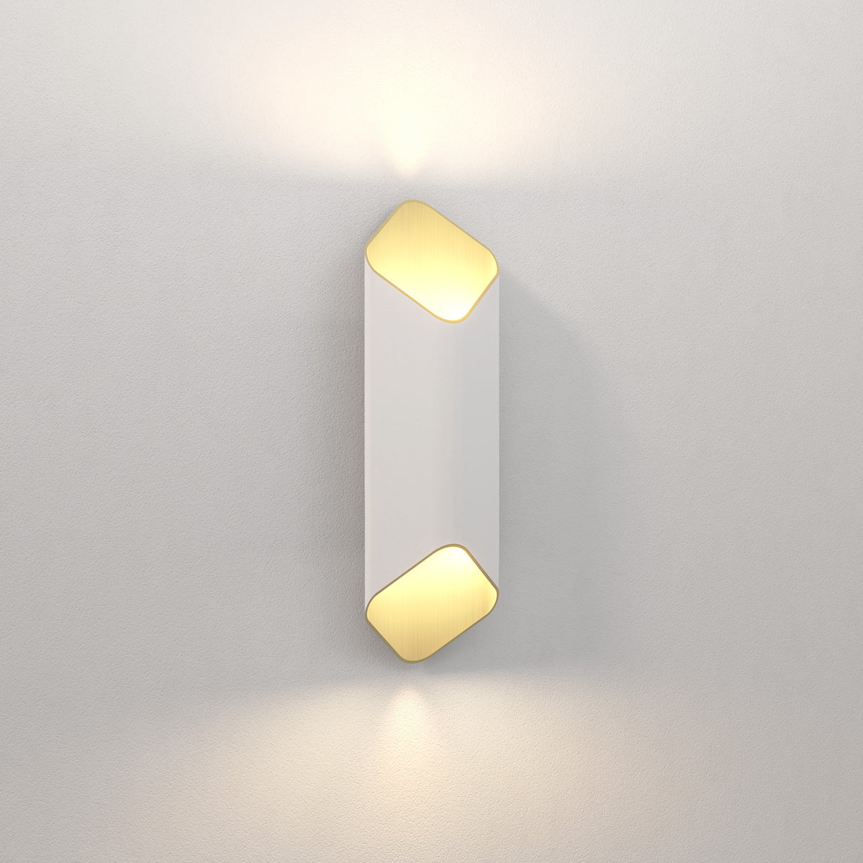 Astro Ako 420 Phase Matt White/Gold Interior Wall Light