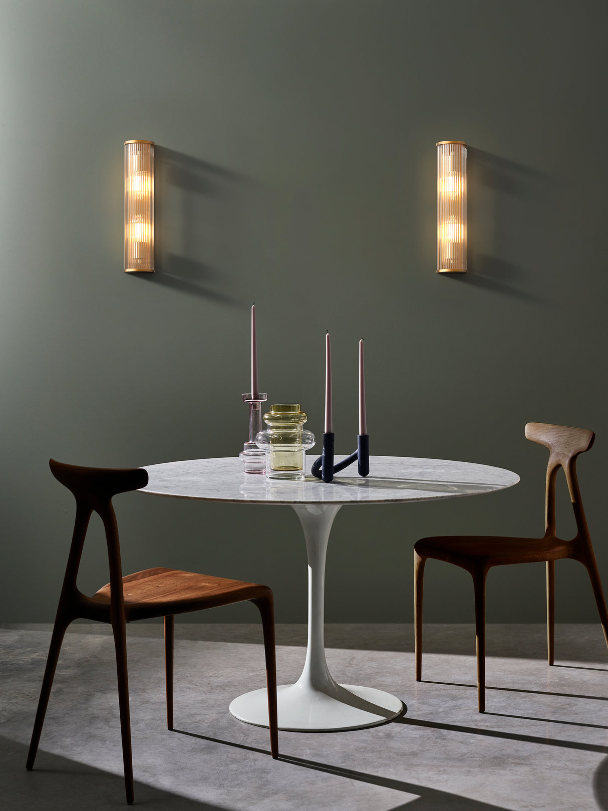 Astro Avignon Round 525 Antique Brass Interior Wall Light