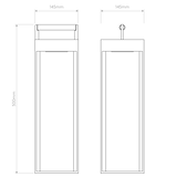 Astro Kuro 450 Textured Black Outdoor Portable Light