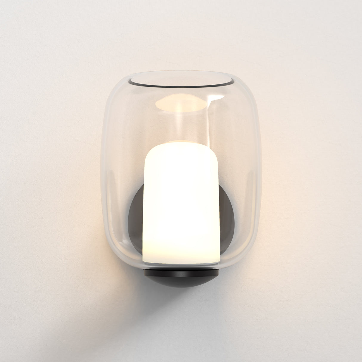 Astro Aquina Wall Matt Black Bathroom Wall Light