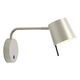 Astro Miura Swing Arm Base Matt Nickel Interior Wall Light