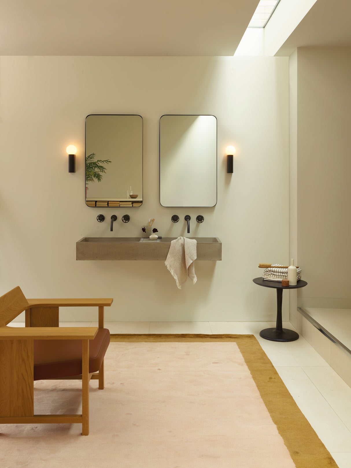 Astro Ortona Single Matt Black Bathroom Wall Light