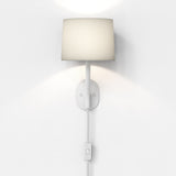 Astro Arbor Plug-In Matt White Interior Wall Light