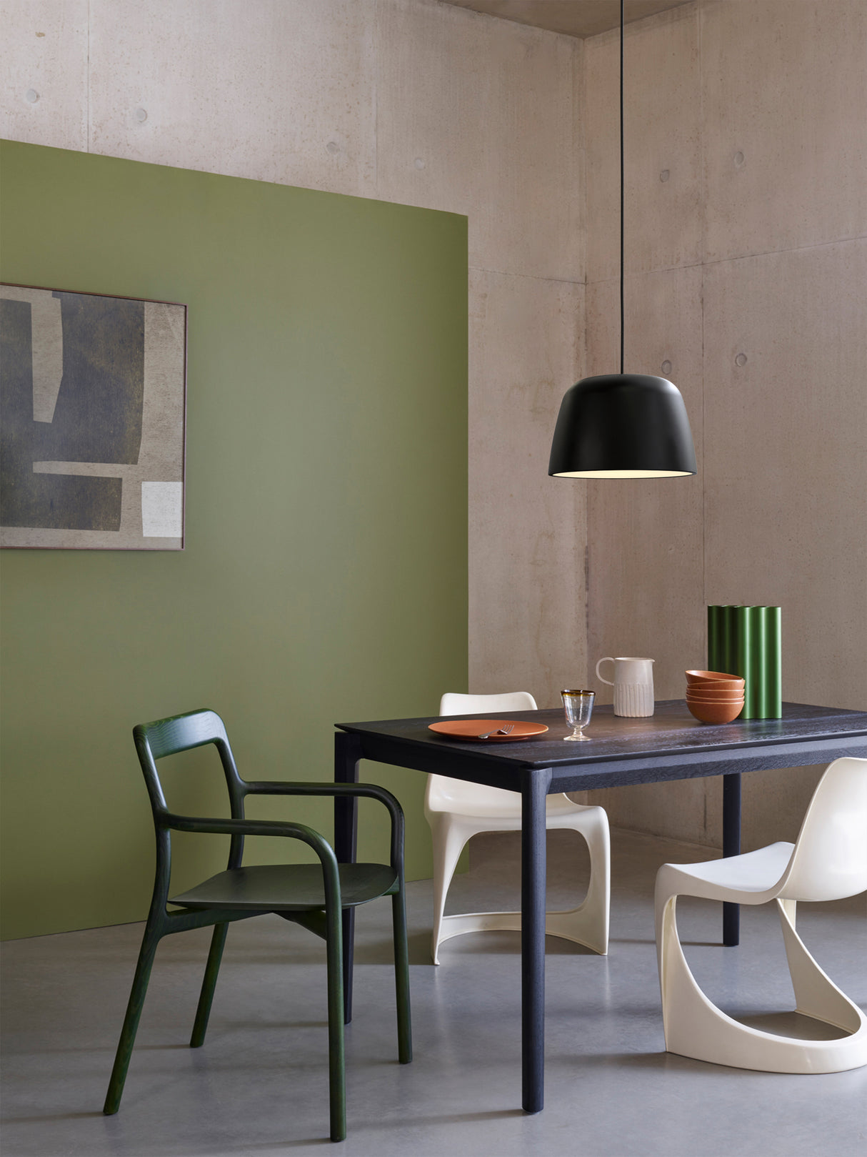 Astro Taiko Pendant 300 Matt Black Interior Pendant Light