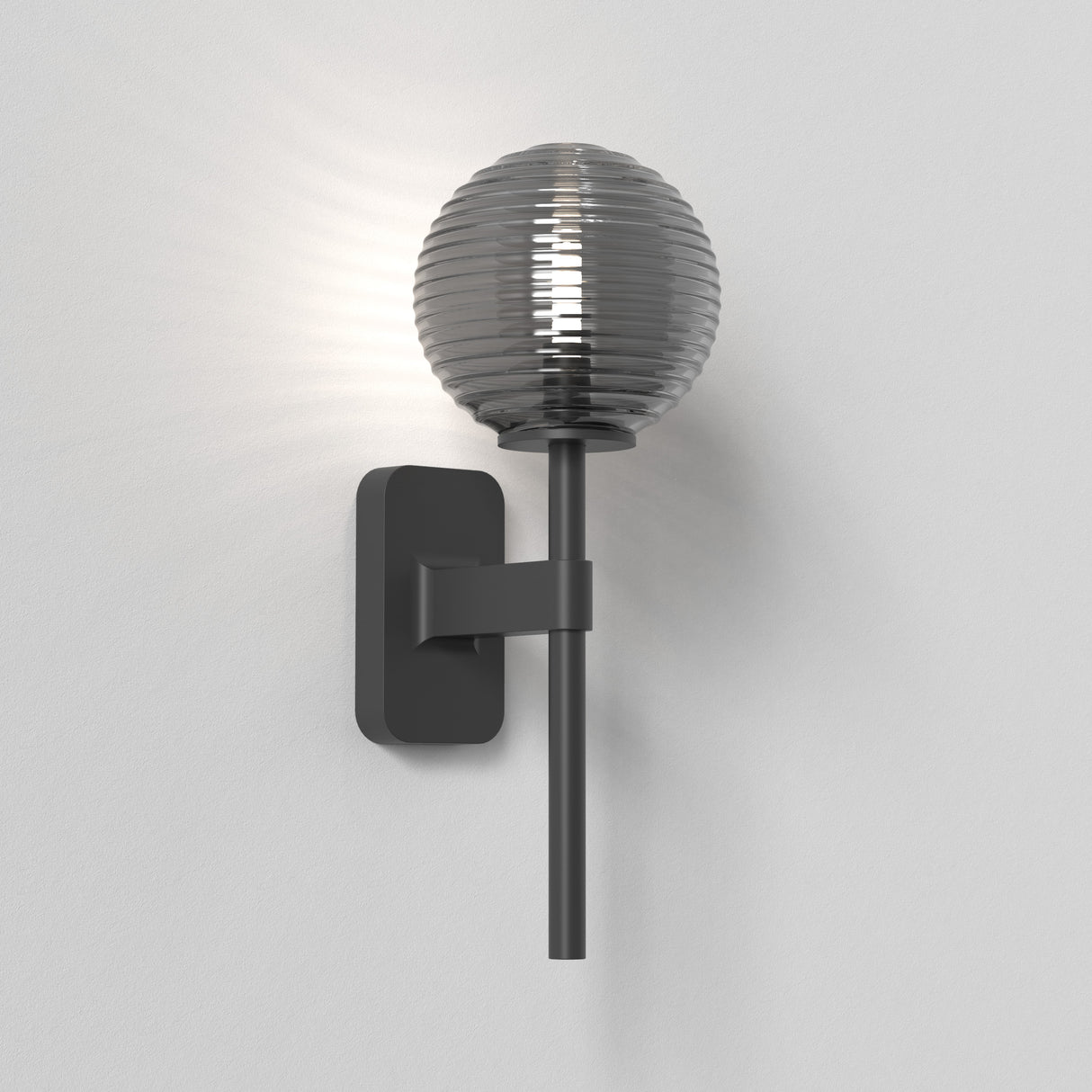Astro Tacoma Single Matt Black Bathroom Wall Light