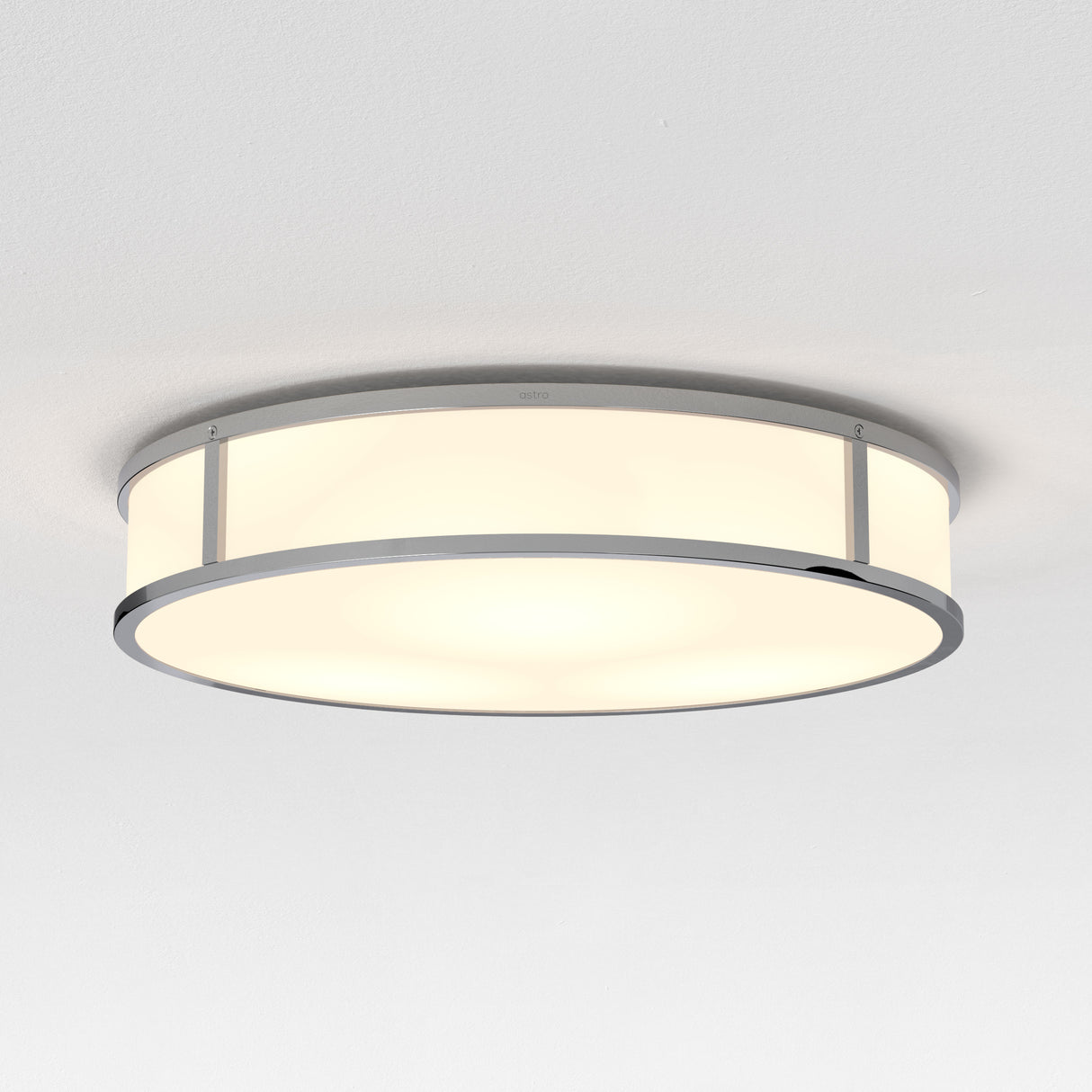 Astro Mashiko 400 Round Polished Chrome Bathroom Ceiling Light