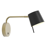 Astro Miura Swing Arm Base Matt Gold Interior Wall Light