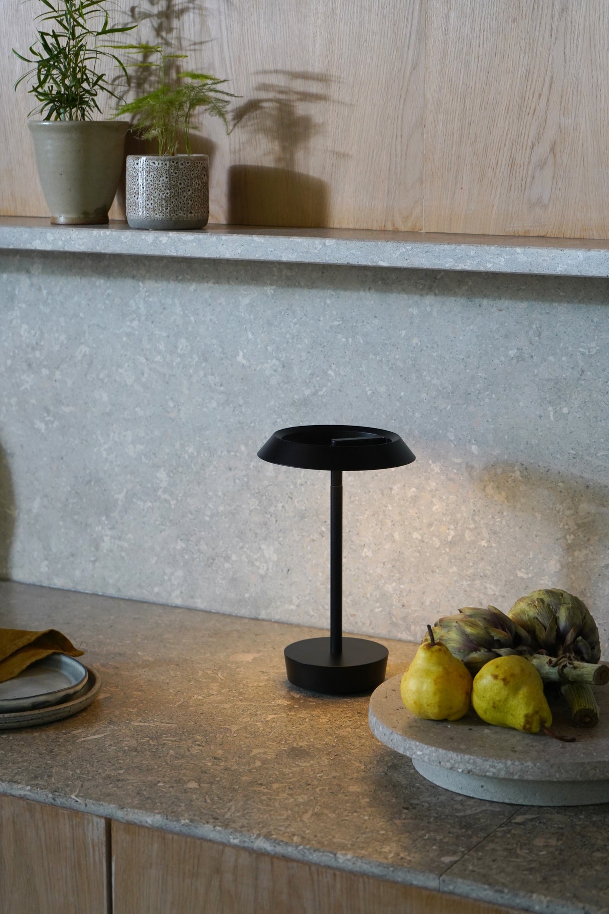 Astro Halo Portable Matt Black Interior Portable Light