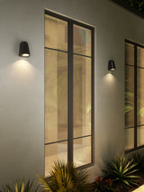 Astro Mast Light Gloss Glaze Black Coastal Wall Light