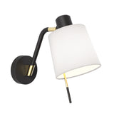 Astro Edward Wall Base Matt Black Interior Wall Light