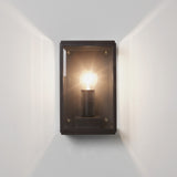 Astro Homefield 130 Textured Black Outdoor Wall Light