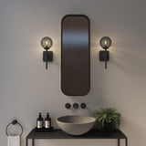 Astro Tacoma Ribbed Glass Smoke Lampshade Shade