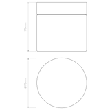 Astro Sabina Polished Chrome Bathroom Ceiling Light