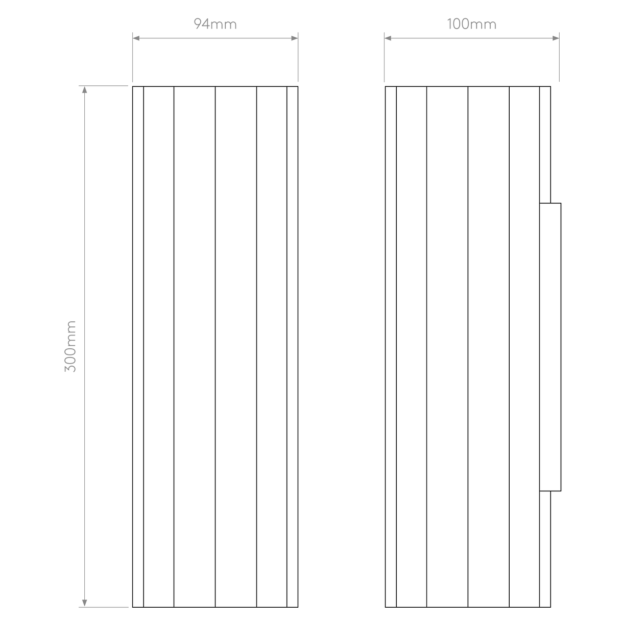 Astro Shadow 300 Plaster Interior Wall Light