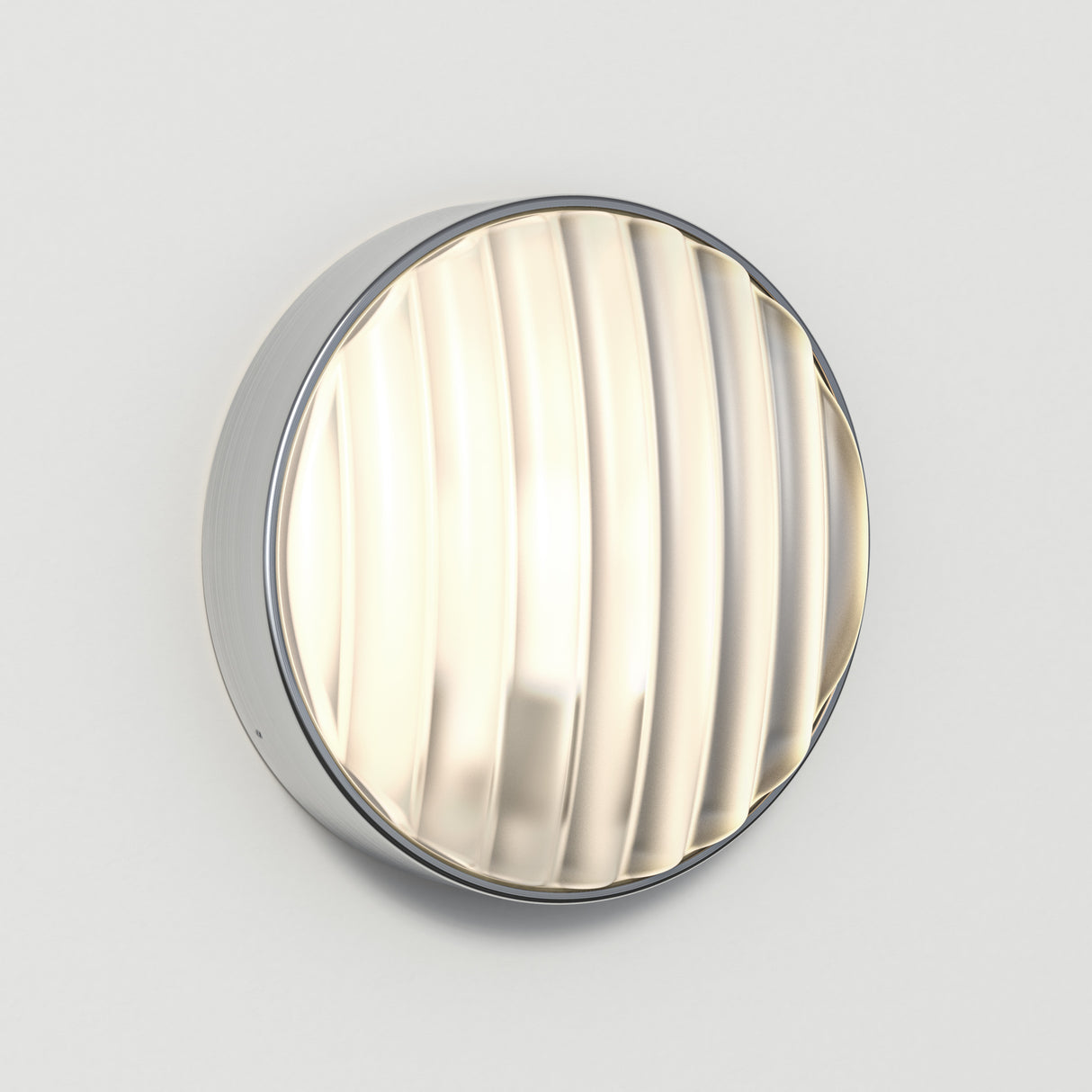 Astro Montreal Round 300 Brushed Stainless Steel Outdoor Wall Light