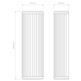 Astro Versailles 400 Phase Dimmable Polished Chrome Bathroom Wall Light