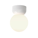 Astro Lyra Ceiling 140 Gloss Glaze White Bathroom Ceiling Light