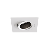 Astro Pinhole Slimline Square Adjustable Fire-Rated Matt White Interior Downlight