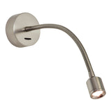 Astro Fosso Switched LED Matt Nickel Interior Reading Light