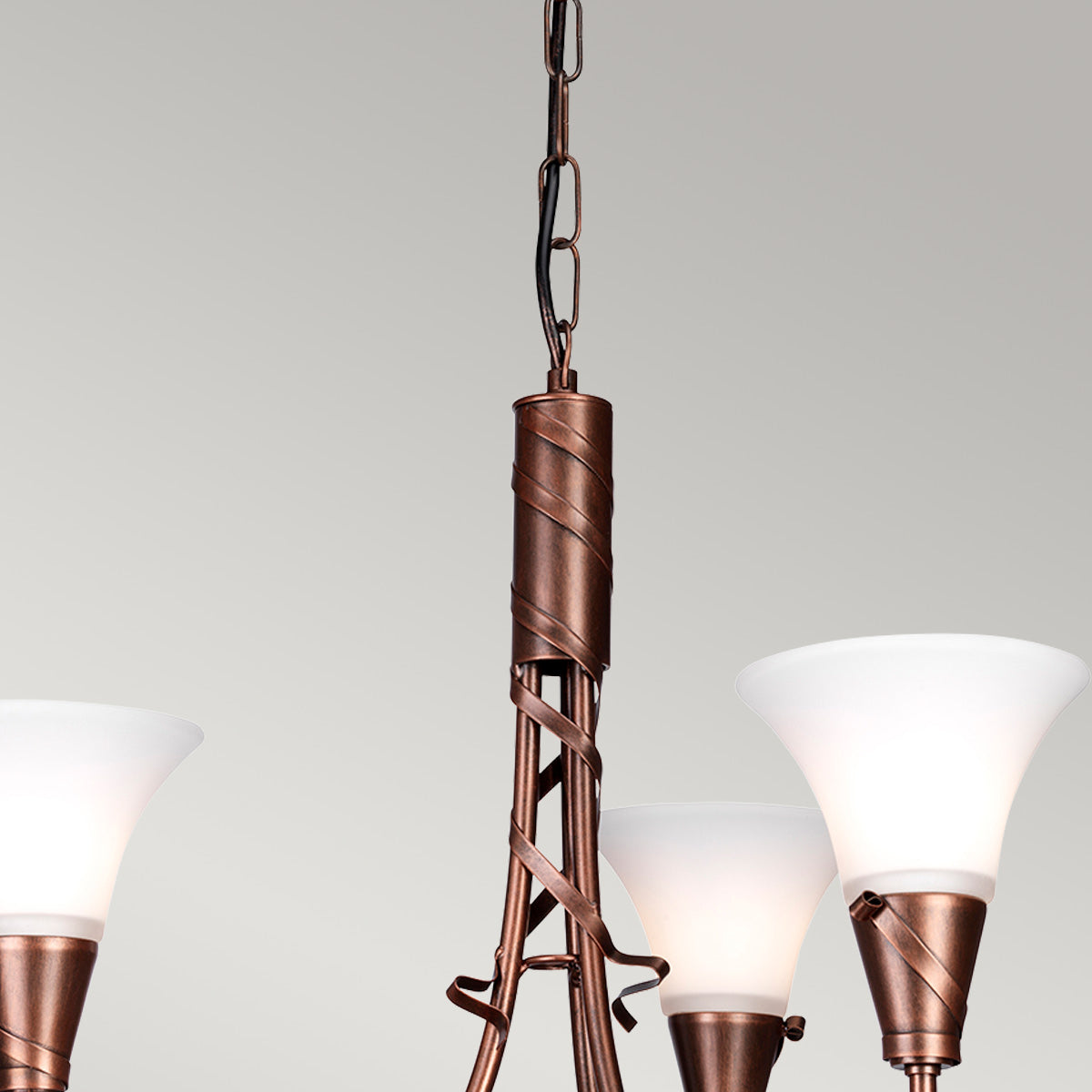 Elstead Emily 3 Light Chandelier