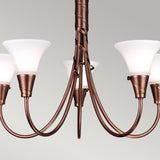 Elstead Emily 5 Light Chandelier