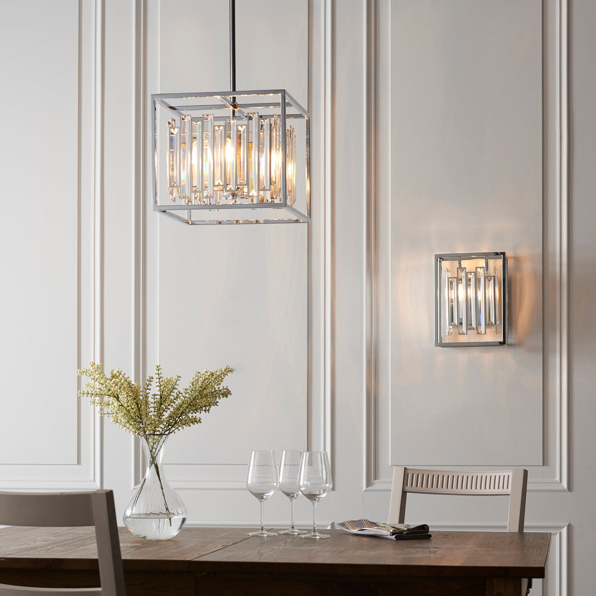 Endon Acadia Crystal Pendant Small –  from Amos Lighting + Home