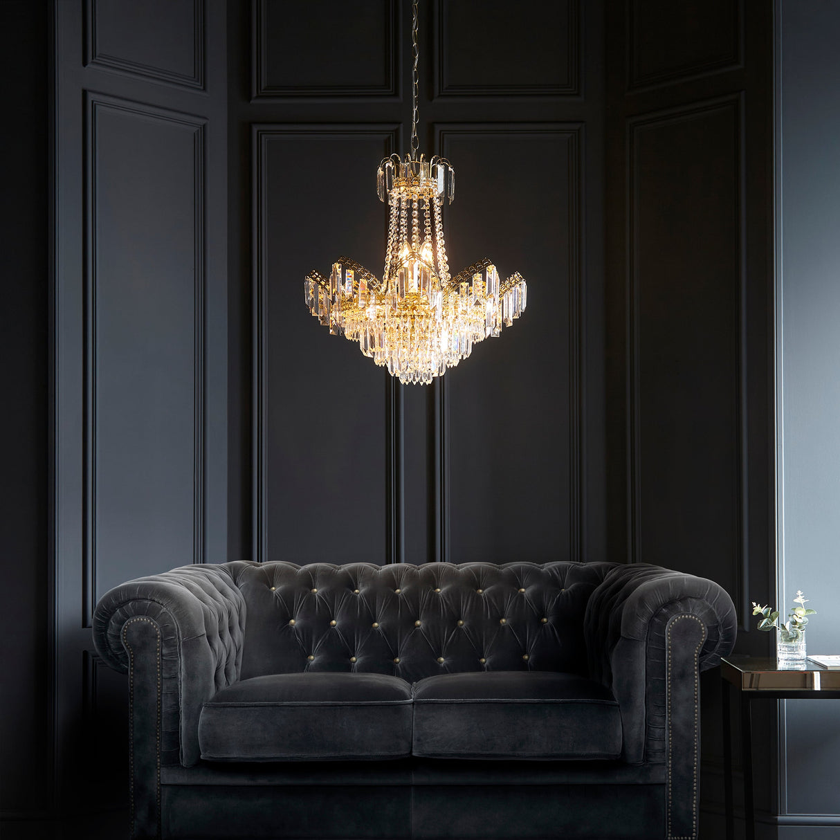 Amos Adagio Gold Chandelier –  from Amos Lighting + Home