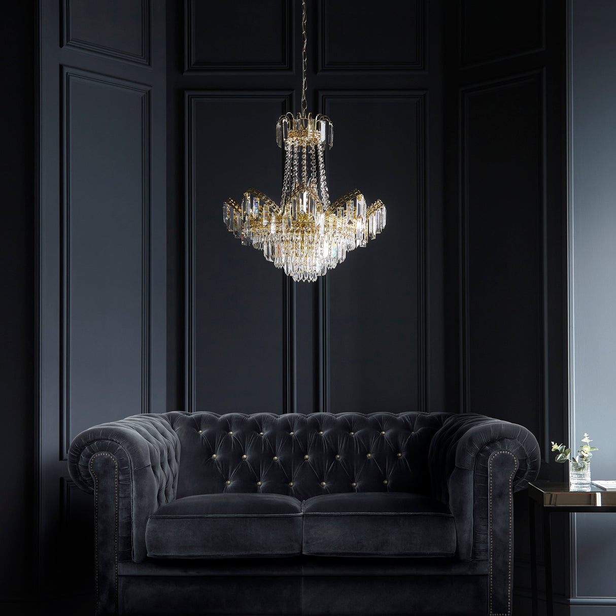 Amos Adagio Gold Chandelier –  from Amos Lighting + Home