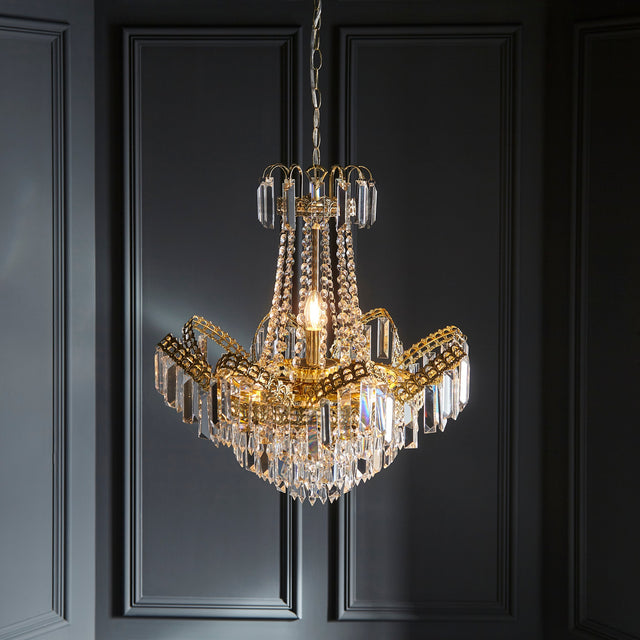 Amos Adagio Gold Chandelier –  from Amos Lighting + Home