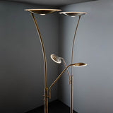 Amos Alassio Uplighter Floor Lamp Antique Brass –  from Amos Lighting + Home