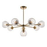 Amos Allegra 8lt Chandelier Antique Brass –  from Amos Lighting + Home