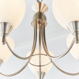 Endon Alton 5lt Chandelier Satin Chrome –  from Amos Lighting + Home