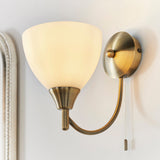 Endon Alton Wall Light Antique Brass –  from Amos Lighting + Home