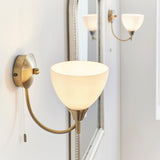 Endon Alton Wall Light Antique Brass –  from Amos Lighting + Home