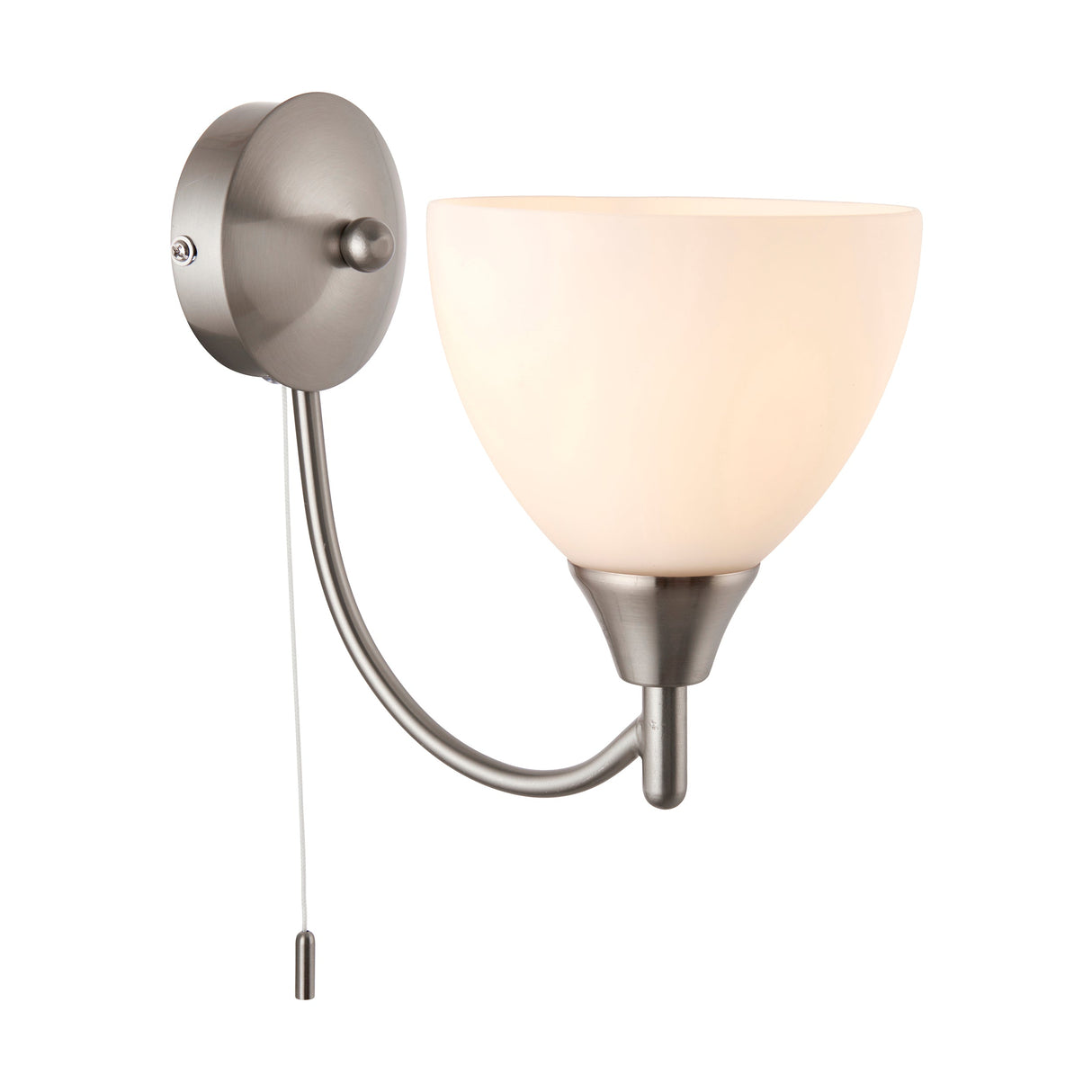 Endon Alton Wall Light Satin Chrome –  from Amos Lighting + Home