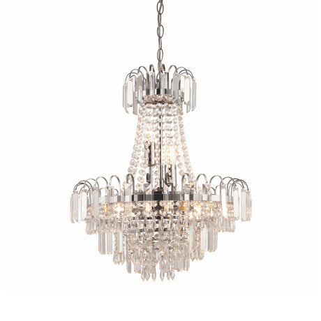 Amos Amadis Polished Chrome Chandelier –  from Amos Lighting + Home