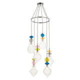 Amos April Multi Coloured 6lt Pendant Cascade –  from Amos Lighting + Home