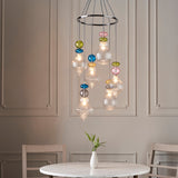 Amos April Multi Coloured 6lt Pendant Cascade –  from Amos Lighting + Home